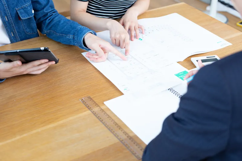 丁寧な打ち合わせ